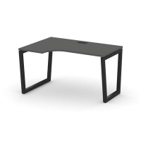 Style Project Fusion SN-5T2.SPA-022(L) (Антрацит/Черный) Стол рабочий эргономичный