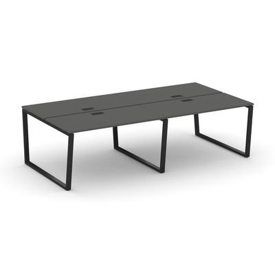 Style Project Fusion SN-6T2.DRS-034 (Антрацит/Черный) Рабочая станция двухсторонняя