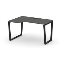 Style Project Fusion SN-6T2.SPA-011(L) (Антрацит/Черный) Стол рабочий эргономичный