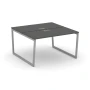 SN-4T2.DRS-014 Рабочая двухсторонняя станция, цвет антрацит, м/к серый
