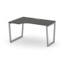 Style Project Fusion SN-4T2.SPA-021(L) (Антрацит/Серый) Стол рабочий эргономичный