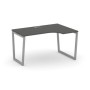 Style Project Fusion SN-4T2.SPA-022(R) (Антрацит/Серый) Стол рабочий эргономичный