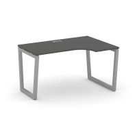 Style Project Fusion SN-5T2.SPA-002(R) (Антрацит/Серый) Стол рабочий эргономичный