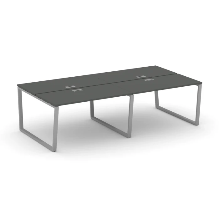 SN-6T2.DRS-044 Рабочая станция двухсторонняя, антрацит, металл серый