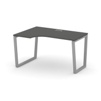 Style Project Fusion SN-6T2.SPA-021(L) (Антрацит/Серый) Стол рабочий эргономичный