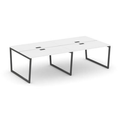 Style Project Fusion SN-4T2.DRS-043 (Белый/Антрацит) Рабочая станция двухсторонняя