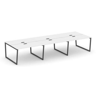 Style Project Fusion SN-4T2.DRS-071 (Белый/Антрацит) Рабочая станция двухсторонняя