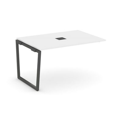 Style Project Fusion SN-4T2.NSPRG-002 (Белый/Антрацит) Проходной наборный элемент переговорного стола