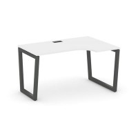 Style Project Fusion SN-5T2.SPA-002(R) (Белый/Антрацит) Стол рабочий эргономичный