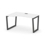 Style Project Fusion SN-5T2.SPA-012(L) (Белый/Антрацит) Стол рабочий эргономичный