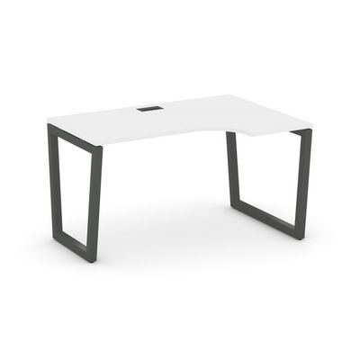 Style Project Fusion SN-5T2.SPA-021(R) (Белый/Антрацит) Стол рабочий эргономичный