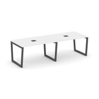 Style Project Fusion SN-5T2.SPRG-012 (Белый/Антрацит) Стол переговорный