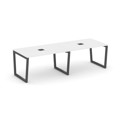 Style Project Fusion SN-5T2.SPRG-014 (Белый/Антрацит) Стол переговорный