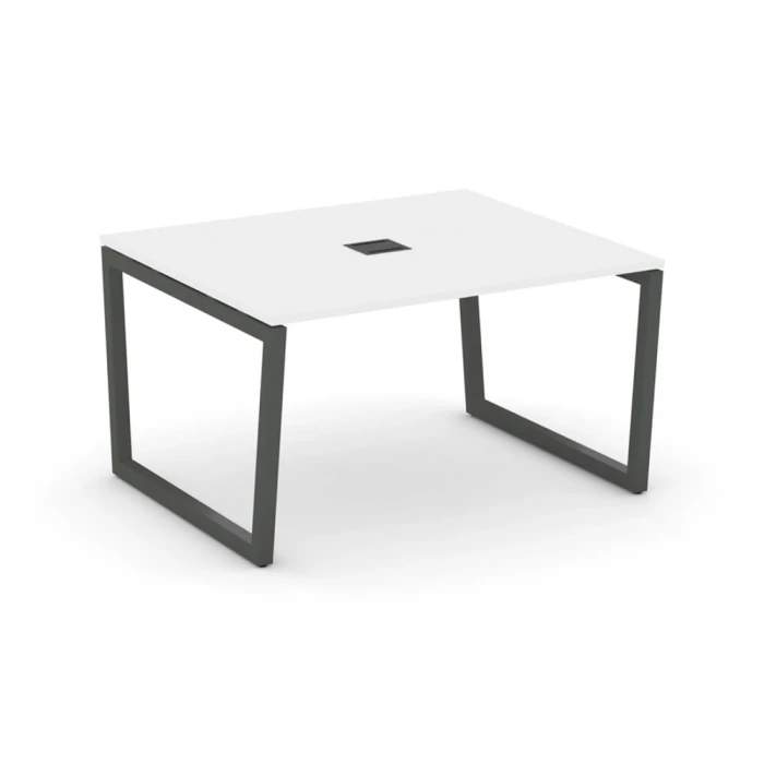 SN-5T2.SPRG-034 Стол для переговоров, белый, антрацит
