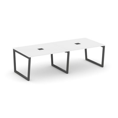 Style Project Fusion SN-5T2.SPRG-042 (Белый/Антрацит) Стол переговорный