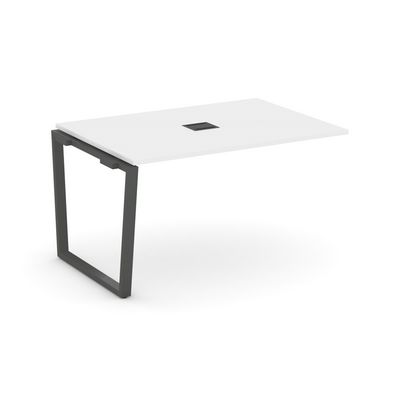 Style Project Fusion SN-6T2.NSPRG-004 (Белый/Антрацит) Проходной наборный элемент переговорного стола