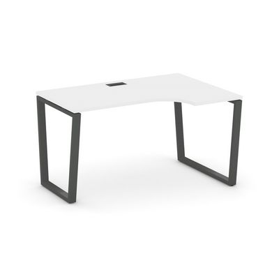 Style Project Fusion SN-6T2.SPA-002(R) (Белый/Антрацит) Стол рабочий эргономичный