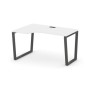 Style Project Fusion SN-6T2.SPA-012(L) (Белый/Антрацит) Стол рабочий эргономичный