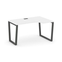 Style Project Fusion SN-6T2.SPA-021(R) (Белый/Антрацит) Стол рабочий эргономичный