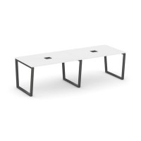 Style Project Fusion SN-6T2.SPRG-011 (Белый/Антрацит) Стол переговорный