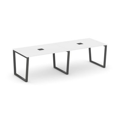 Style Project Fusion SN-6T2.SPRG-014 (Белый/Антрацит) Стол переговорный