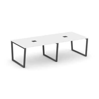 Style Project Fusion SN-6T2.SPRG-042 (Белый/Антрацит) Стол переговорный