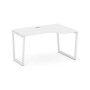Style Project Fusion SN-4T2.SPA-001(R) (Белый/Белый) Стол рабочий эргономичный