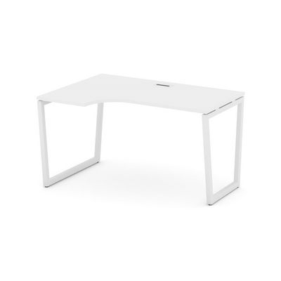 Style Project Fusion SN-4T2.SPA-011(L) (Белый/Белый) Стол рабочий эргономичный
