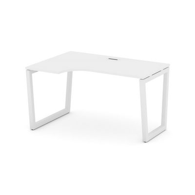 Style Project Fusion SN-5T2.SPA-002(L) (Белый/Белый) Стол рабочий эргономичный