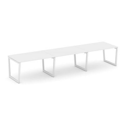 Style Project Fusion SN-5T2.SPRG-024.3 (Белый/Белый) Стол переговорный