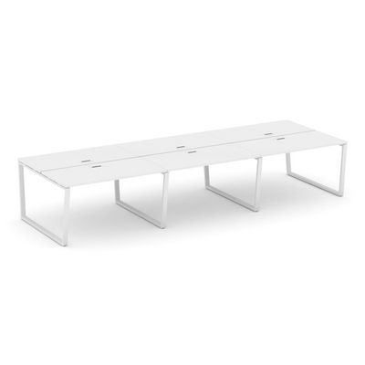 Style Project Fusion SN-6T2.DRS-082 (Белый/Белый) Рабочая станция двухсторонняя