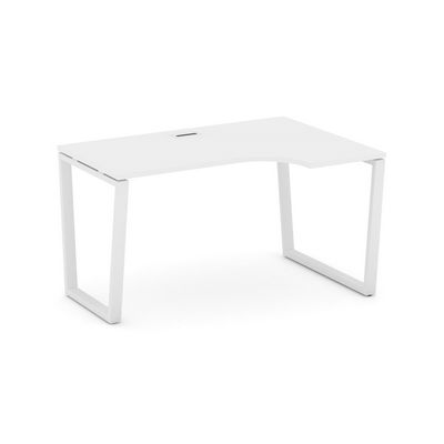 Style Project Fusion SN-6T2.SPA-001(R) (Белый/Белый) Стол рабочий эргономичный