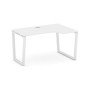 Style Project Fusion SN-6T2.SPA-012(R) (Белый/Белый) Стол рабочий эргономичный