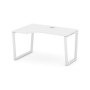 Style Project Fusion SN-6T2.SPA-022(L) (Белый/Белый) Стол рабочий эргономичный
