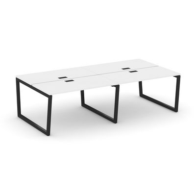 Style Project Fusion SN-5T2.DRS-044 (Белый/Черный) Рабочая станция двухсторонняя