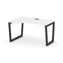 Style Project Fusion SN-5T2.SPA-011(L) (Белый/Черный) Стол рабочий эргономичный