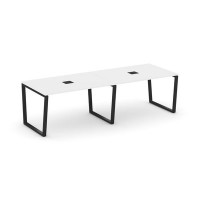 Style Project Fusion SN-6T2.SPRG-012 (Белый/Черный) Стол переговорный