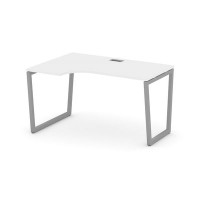 Style Project Fusion SN-4T2.SPA-002(L) (Белый/Серый) Стол рабочий эргономичный