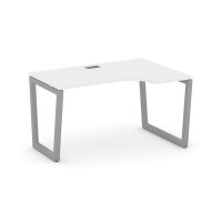Style Project Fusion SN-5T2.SPA-012(R) (Белый/Серый) Стол рабочий эргономичный