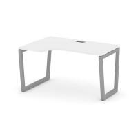 Style Project Fusion SN-5T2.SPA-021(L) (Белый/Серый) Стол рабочий эргономичный