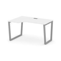 Style Project Fusion SN-6T2.SPA-021(L) (Белый/Серый) Стол рабочий эргономичный