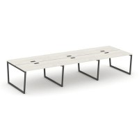 Style Project Fusion SN-4T2.DRS-071 (Дуб наварра/Антрацит) Рабочая станция двухсторонняя