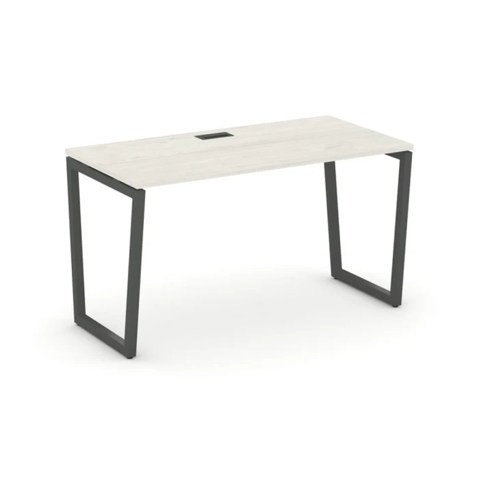 SN-4T2.SP-022 Стол прямой, ЛДСП дуб наварра, антрацит