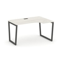 Style Project Fusion SN-4T2.SPA-001(R) (Дуб наварра/Антрацит) Стол рабочий эргономичный