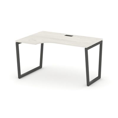 Style Project Fusion SN-4T2.SPA-012(L) (Дуб наварра/Антрацит) Стол рабочий эргономичный