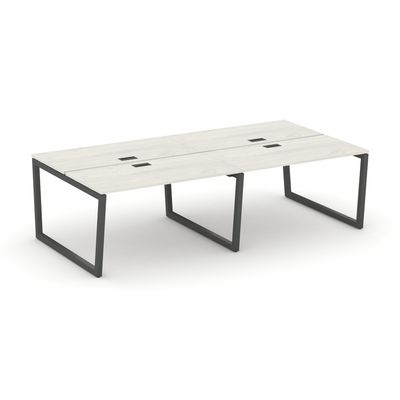 Style Project Fusion SN-5T2.DRS-034 (Дуб наварра/Антрацит) Рабочая станция двухсторонняя