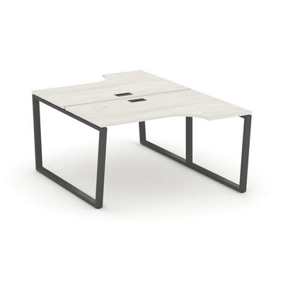 Style Project Fusion SN-6T2.DRPA-002 (Дуб наварра/Антрацит) Рабочая станция эргономичная