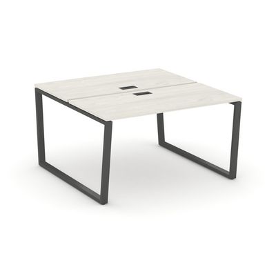 Style Project Fusion SN-6T2.DRS-022 (Дуб наварра/Антрацит) Рабочая станция двухсторонняя