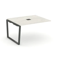 SN-6T2.NSPRG-034 (Дуб наварра/Антрацит) Проходной наборный элемент переговорного стола