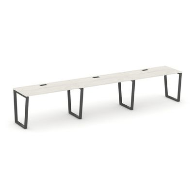 Style Project Fusion SN-6T2.ORS-054 (Дуб наварра/Антрацит) Рабочая станция односторонняя